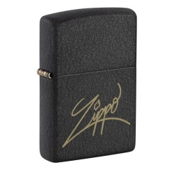 Zippo Black Crackle Zippo Design 48143